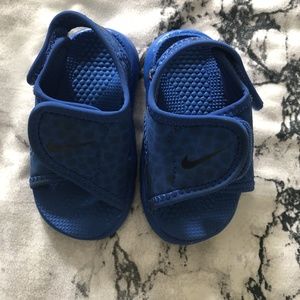 Nike blue sandals